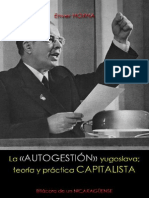 127801200 La Autogestion Yugoslava Teoria y Practica Capitalista Enver Hoxha