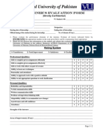 Evaluation Form 2