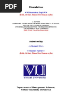 Download Final Dissertation Format by VIRTUAL UNIVERSITY SN24029412 doc pdf