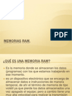 Memorias de Computador RAM