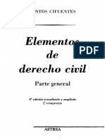 Cifuentes Santos - Elementos de Derecho Civil - Parte General (4ed)