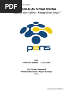 Download Paper Pengolahan Sinyal Digital by Farah Devi Isnanda SN240298050 doc pdf