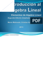 Matiauda Mario (2013). Introducción Al Algebra Lineal v 26 1-03-13