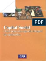 Capital Social: Clave para Una Agenda Integral de Desarrollo