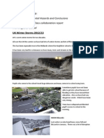 Kingfishertask 1 - Environmental Hazards and Conclusions