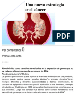 Epigenética (Metilación Del ADN y El Cancer)