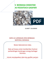 Pelatihan Gasifikasi - Bahan Biomasa