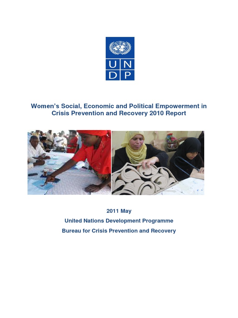 Undp CPR Women Social Econ Political Empower 2010 Report 2011 05 | PDF ...