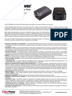 CyberPower Especificaciones CP800AVR PDF