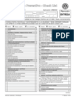 Check List Entrega 8-150FEB