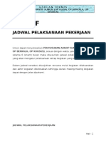 AKNOP Sungai Riau - F. Jadwal Pelaksanaan Pekerjaan