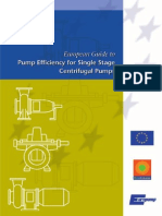 Pump Efficiency for Single Stage Centrifugal Pumps