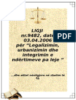 Lidhja e Ligjit Nr.9482 Per Legalizimin, Urbanizimin Dhe Integrimin e Ndertimeve Pa Leje 979201