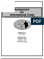 International Agreements & Tade Blocs