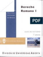 Derecho Romano 1 1 Semestre