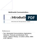 1 Multimedia Communications Introduction