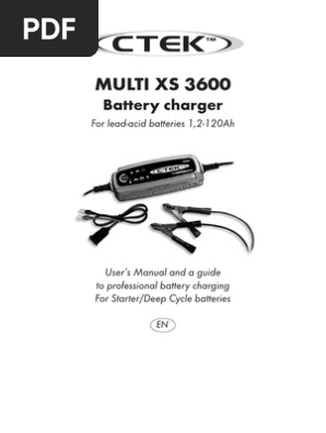 Ctek multi xs 3600 user manual review