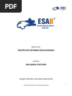 Gestão de Sistemas Educacionais