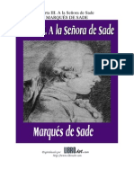 Carta III. A La Señora de Sade PDF