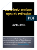 Desenvolvimento e aprendizagem na perspectiva histórico-cultural