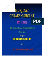 Mukjizat Gerakan Sholat