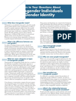 Transgender Individuals and Gender Identity