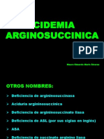 Acidemia Arginosuccínica y Albinismo