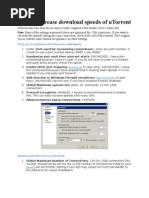 Download How to Increase Download Speeds of uTorrent by Tamire santhosh mohan SN24033213 doc pdf