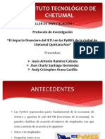 El Impacto Financiero Del IETU en Las PyMES de Chetumal