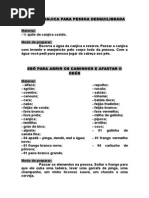 Ebô de Canjica Para Pessoa Desquilibrada