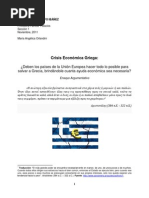 Ensayo Crisis Financiera Griega - Razonamiento Lógico - Diciembre, 2011.docx