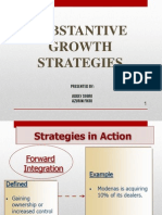 Substantive Growth Strategies