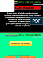 Bab IV. Evaluasi Jabatan