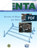 2002. CENTA. Boletín Técnico Sistema de Riego Por Goteo