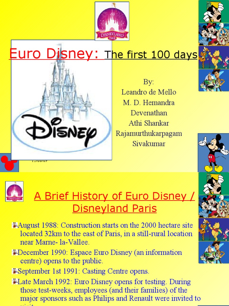 History of Euro Disney