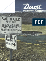 Bad Water: 279.6 FEET Below Sea Level Lowest Point in The