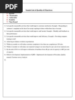 Download Sample List of Quality of Objectives by solasmarine SN240340922 doc pdf
