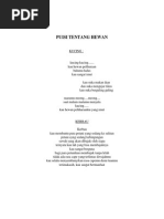 Puisi Tentang Hewan Pdf