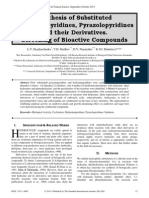 Synthesis of Substituted Hydrazinopyridines, Pyrazolopyridinеs and their Derivatives. Screening of Bioactive Compounds