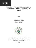 Download PROSES LAPIS LISTRIK ELEKTROPLATING UNTUK MENGHAMBAT LAJU KOROSI PADA LOGAM by marthadorotysilalahi SN240345680 doc pdf