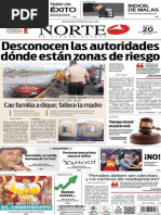 Periódico Norte edición del día 20 de septiembre de 2014