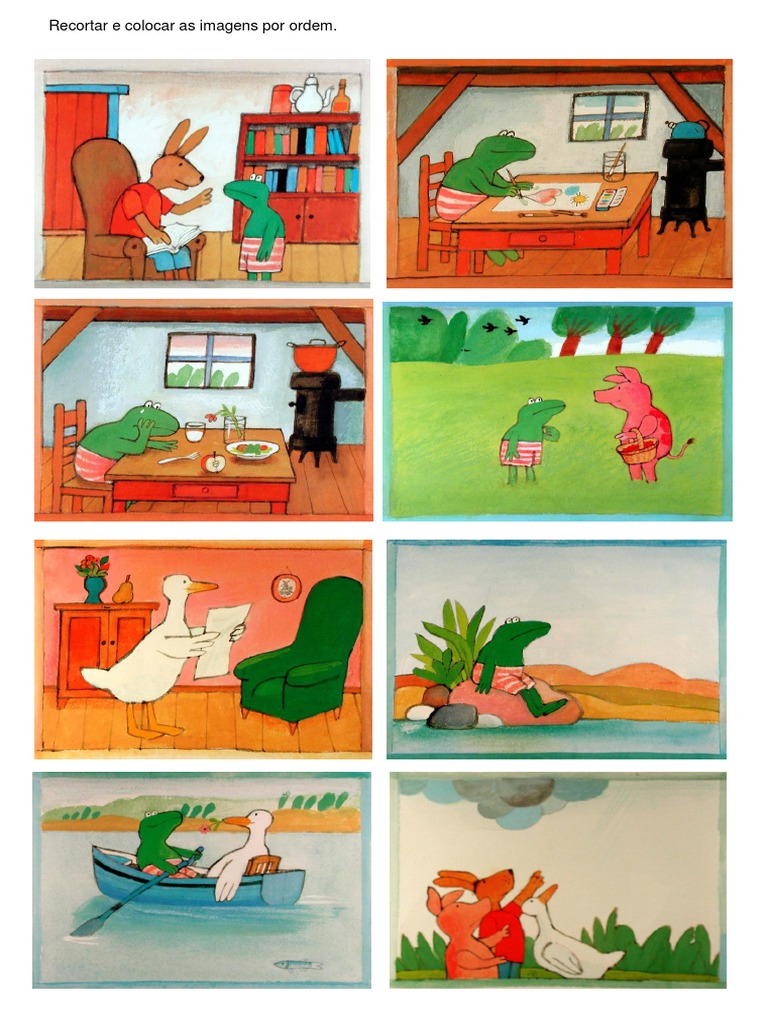 História Do Sapo Ordenar PDF | PDF