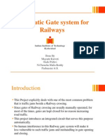 Automatic Gate System for Railways
