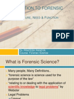 Introduction To Forensic Science: D, N, N & F