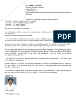 Yuvaraj Regulatory Cv