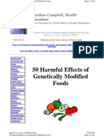 50 Harmful Effects of Genetically Modified Foods by Jonathan Campbell