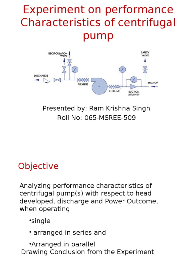 Centrifugal Pump Performance Study | PDF | Computers