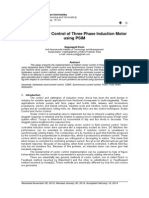 Indirect Vector Control of Three Phase Induction Motor Using PSIM