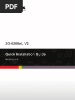 3G-6200nL V2: Quick Installation Guide