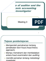 Meeting 3_The Role of Auditor and the Forensic Accounting